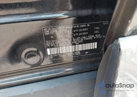 2021 Toyota Rav4 Xle z USA, uszkodzony, nr VIN 2T3P1RFV0MC166900